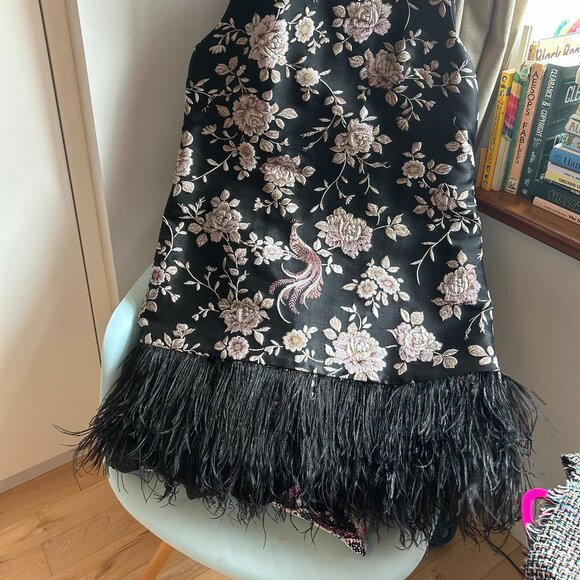 Kate Spade Madison Avenue Fantastic Dress with Feathers! Size 14! - Picture 6 of 11